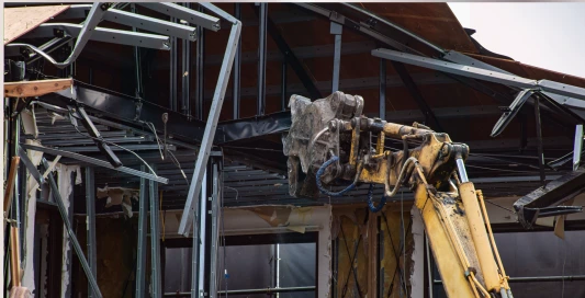 鉄骨建物解体工事